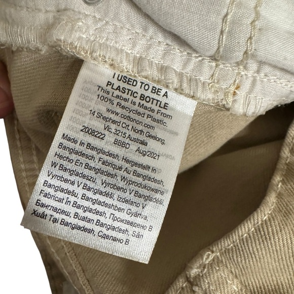 Cotton On Mom jeans womens 6 eco friendly 100% recycled plastic boho minimalist - Picture 5 of 9